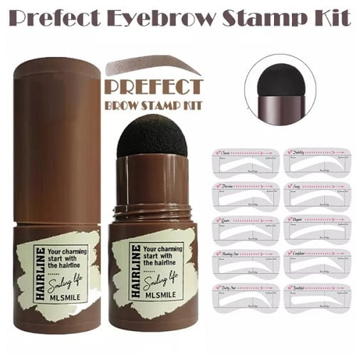 Best Prefect Eye Brow Stamp +6 Brow stencils 